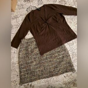 Brown outfit set